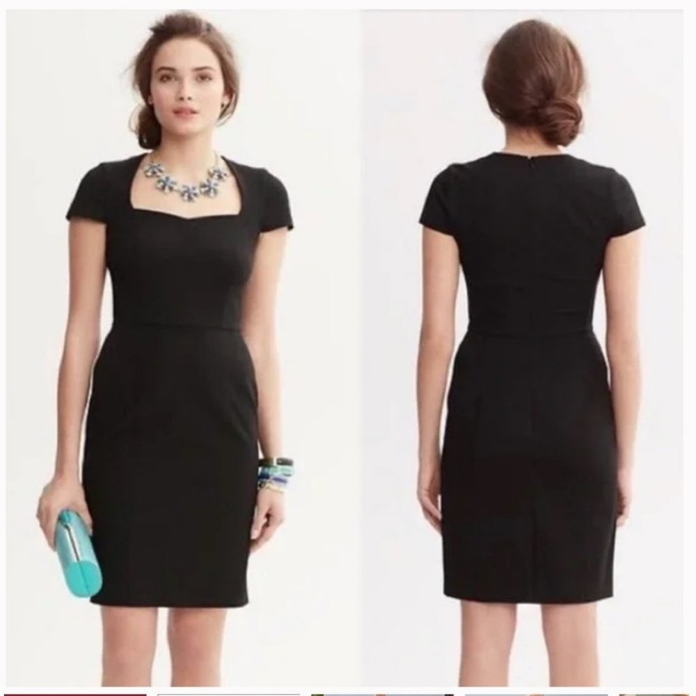 Banana Republic Black Midi Dress